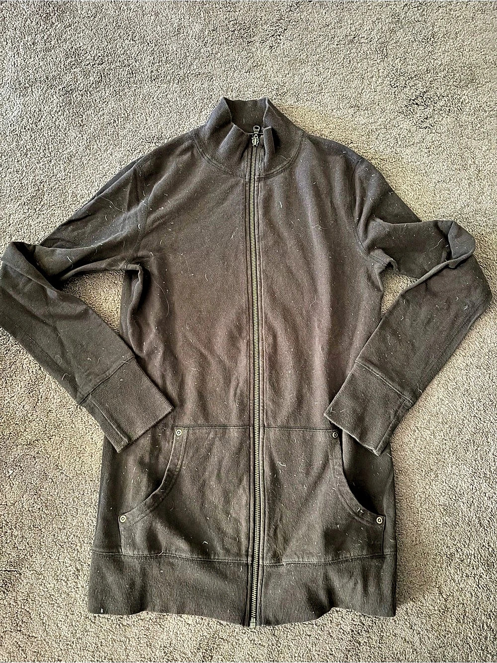 SEGMENTS Brown Zip Jacket Size Medium